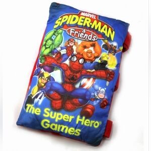 Marvel Spider-Man Pillow Story Book Super Heros
